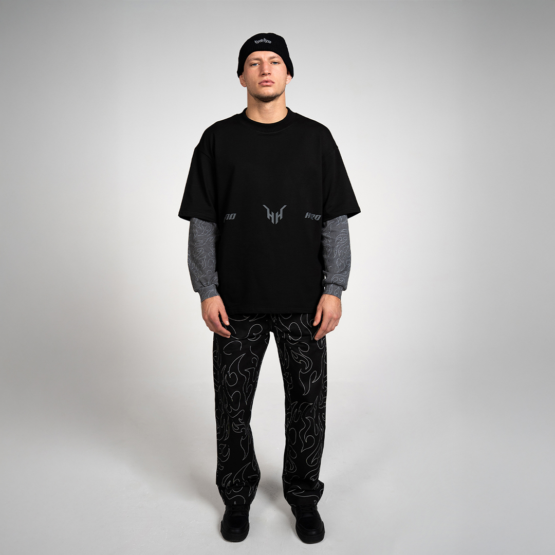 Longsleeve T-shirt Fly - Black